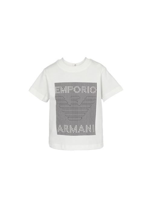 T-shirt, bambino, logata. EMPORIO ARMANI | 3RHTJ2 4J5WZ0101